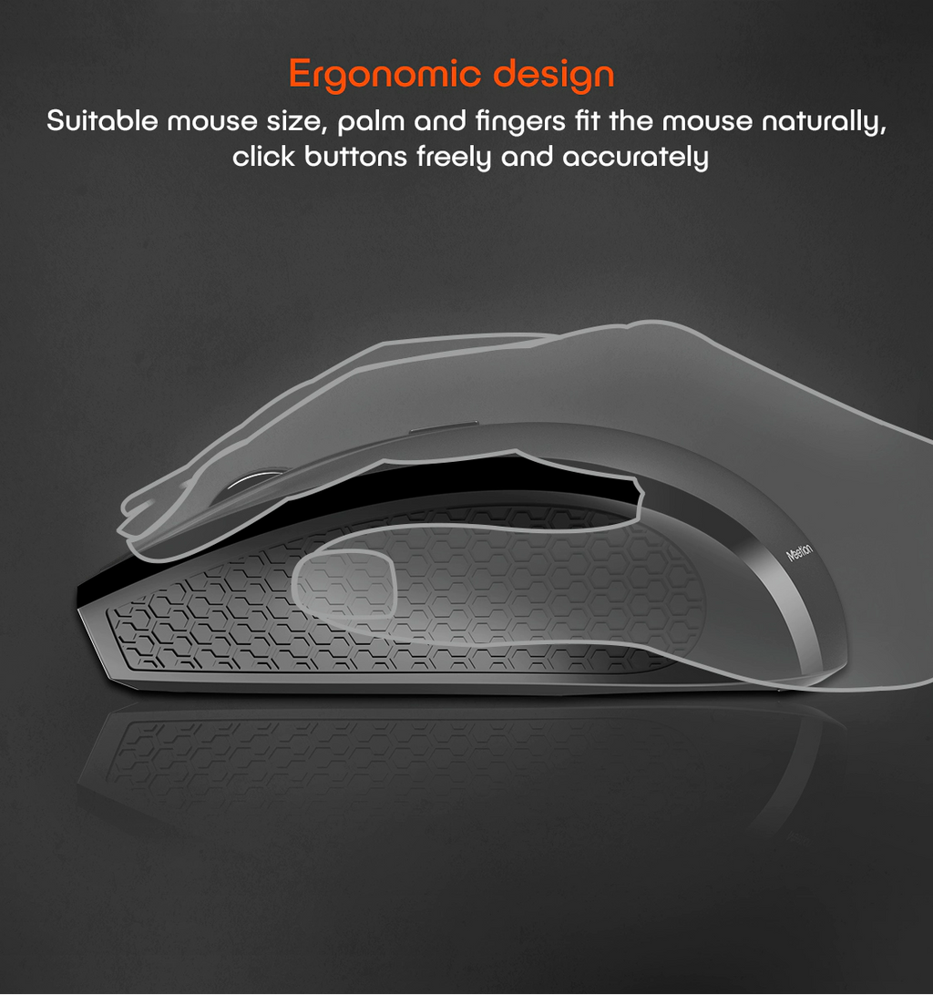 Meetion 2.4G Wireless Mouse Laptop Optical Mouse