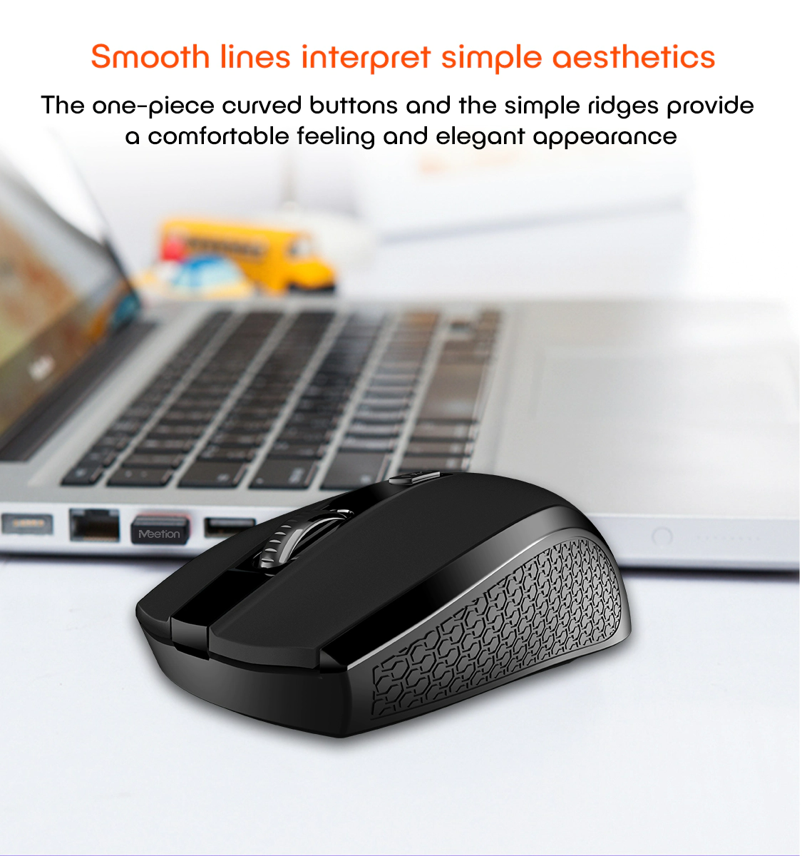 Meetion 2.4G Wireless Mouse Laptop Optical Mouse