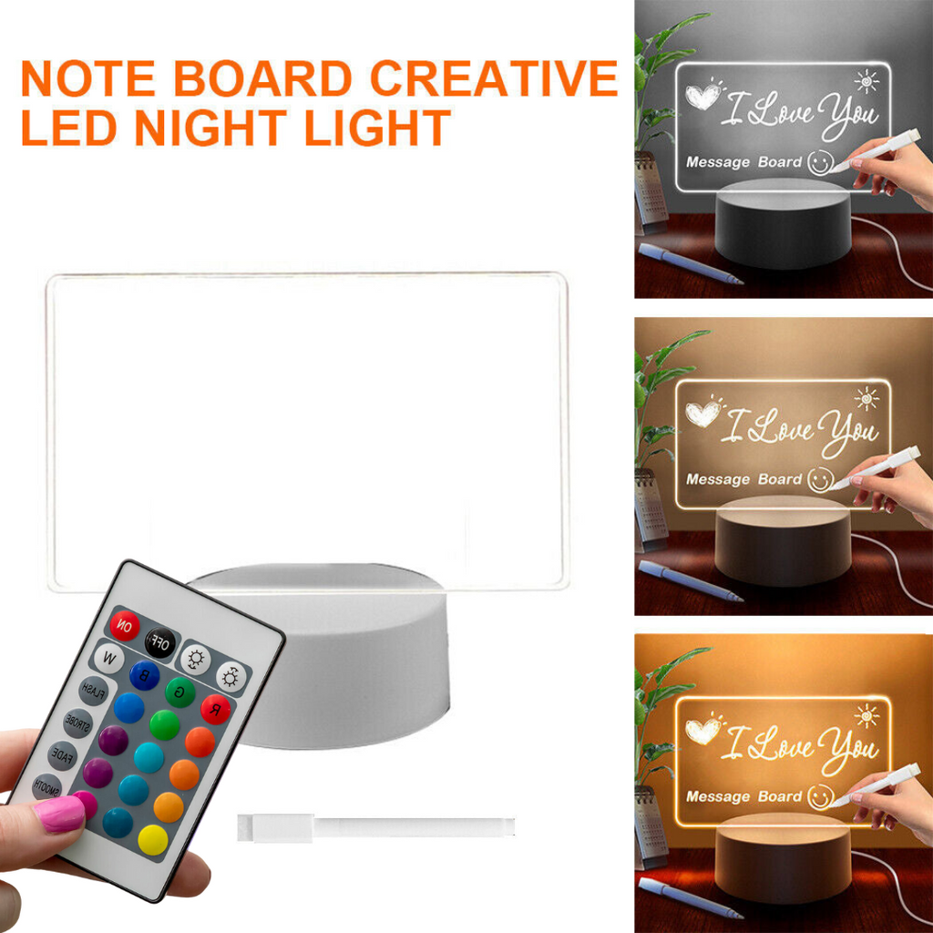 Led Note Board Lamp