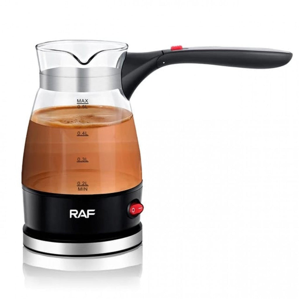 Raf Glass Coffee Pot Maker Heater Kettle 600W & 500ML