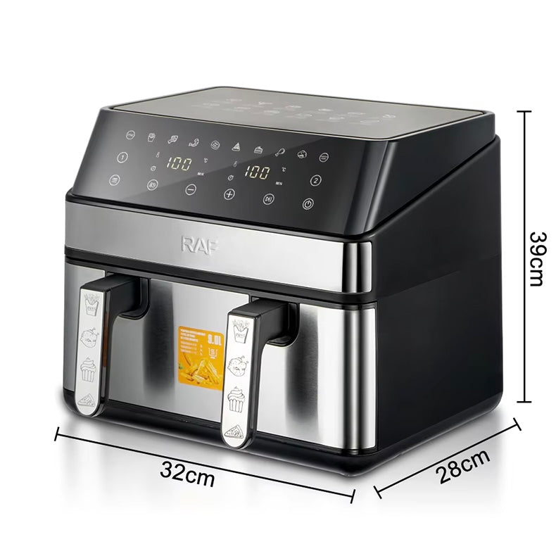 Raf Air Fryer 4.5L + 4.5L