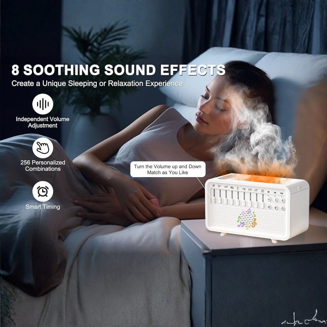 4 in 1 White Noise Sound Machine Humidifier Diffuser