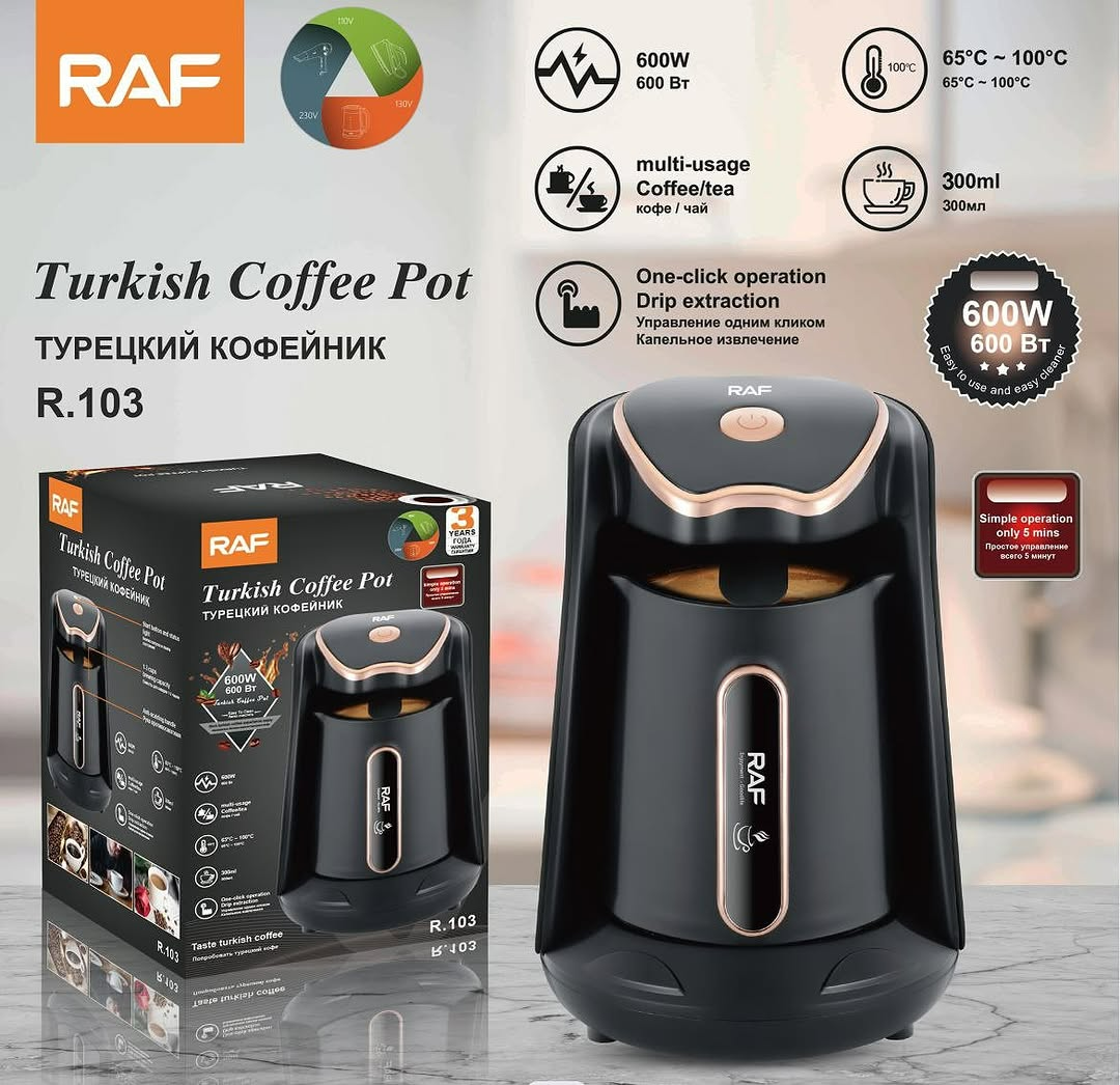 RAF Turkish coffee pot 600w