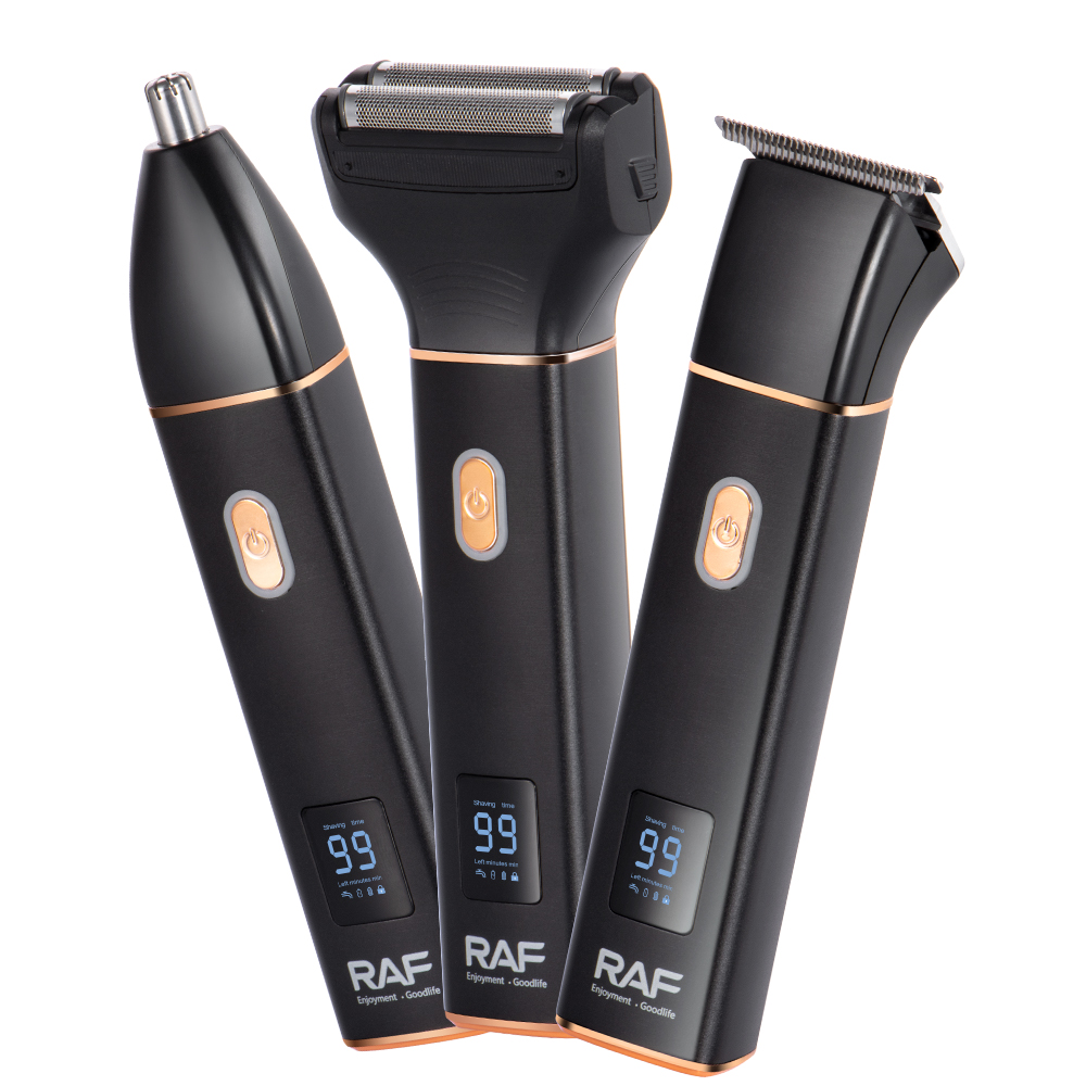 RAF 3-in-1 Rechargeable USB Electric Shaver 7000 RPM