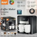 RAF Coffee Maker With 2 Free Mug 650W 420ML