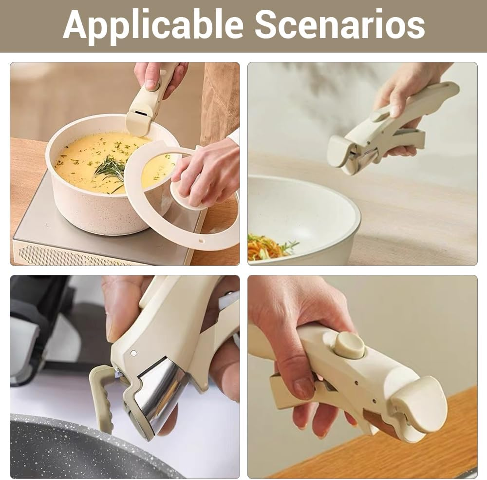 Detachable and Removable Handle for Cookware,Universal Pot Handle