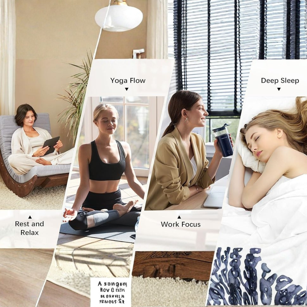 4 in 1 White Noise Sound Machine Humidifier Diffuser