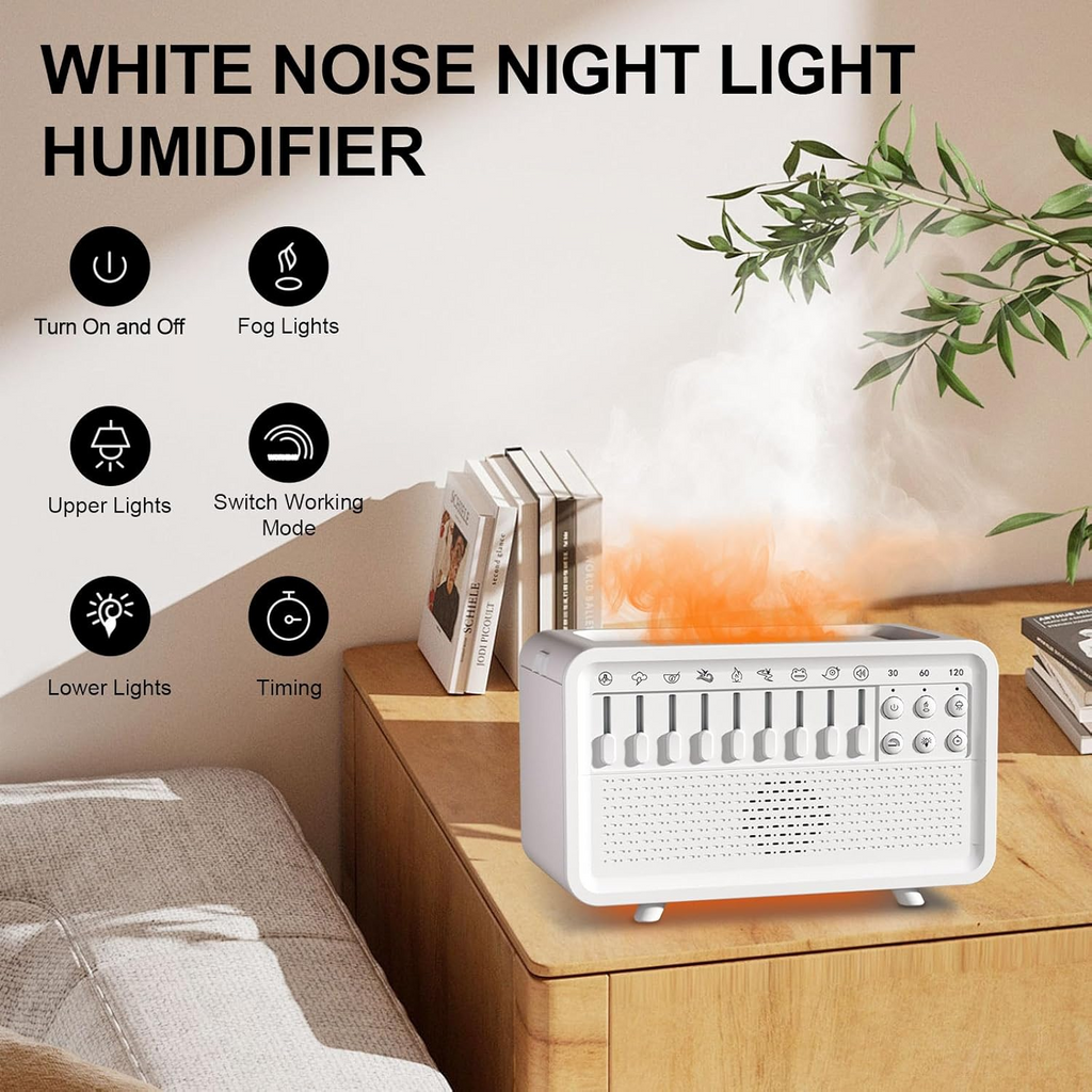 4 in 1 White Noise Sound Machine Humidifier Diffuser