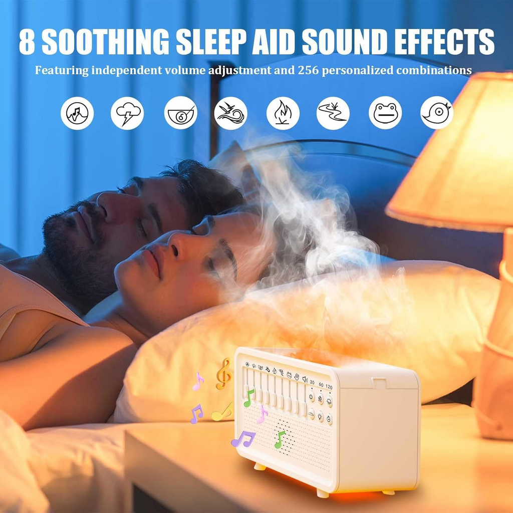 4 in 1 White Noise Sound Machine Humidifier Diffuser