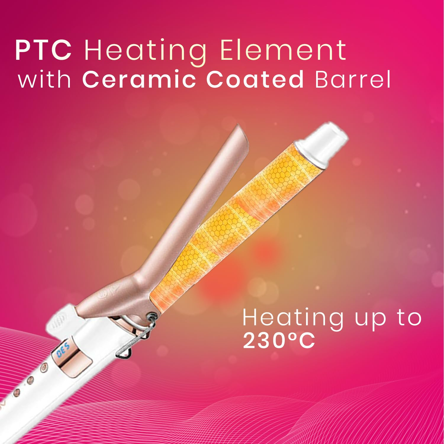 VGR Professional Hair Curling Iron Wand