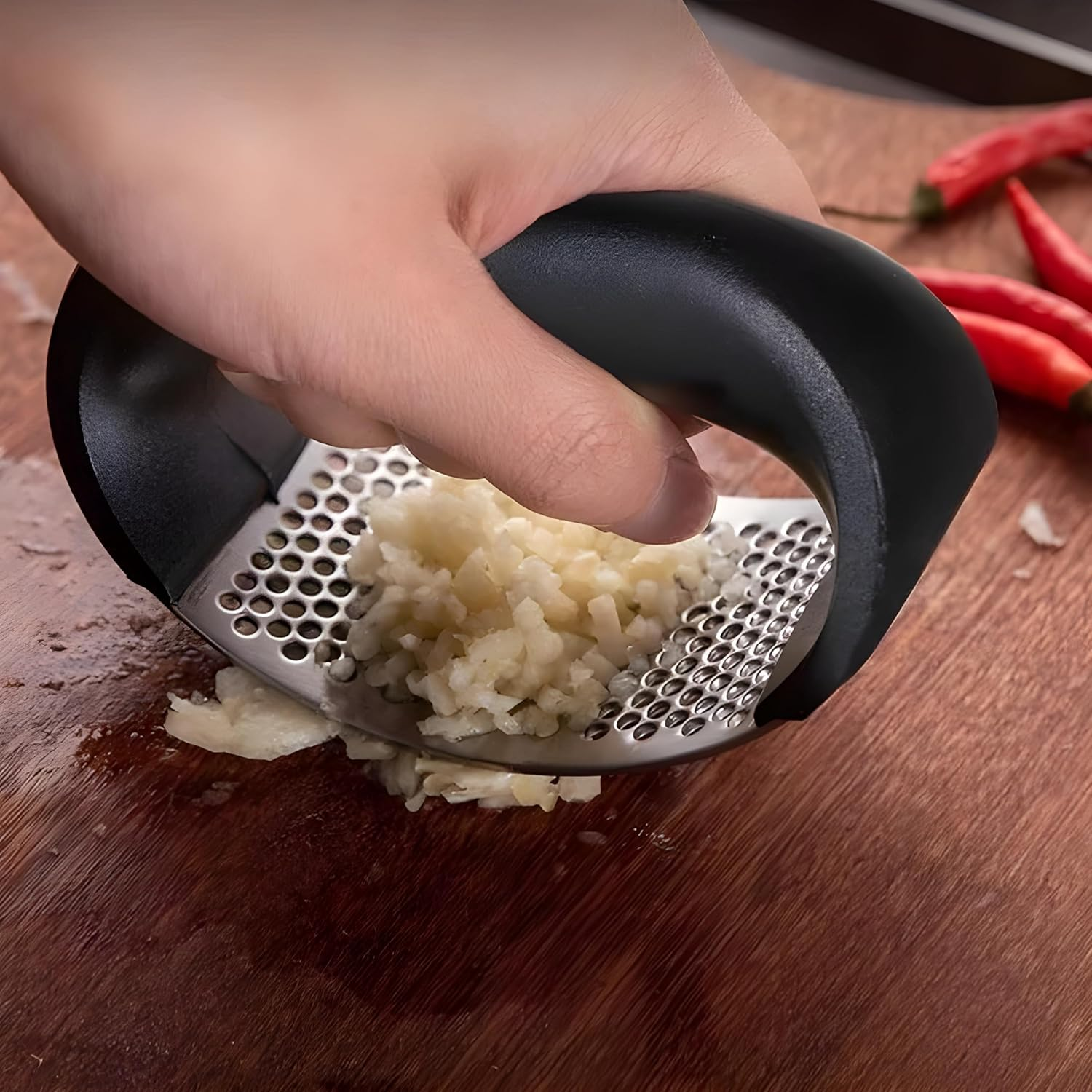Garlic Press Garlic Crusher Kitchen Garlic Rocker