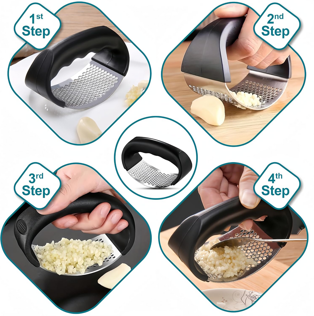 Garlic Press Garlic Crusher Kitchen Garlic Rocker
