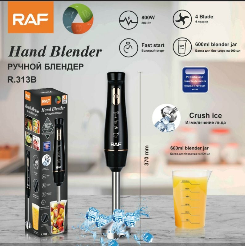 Raf Hand Blender 800W With Free Cup