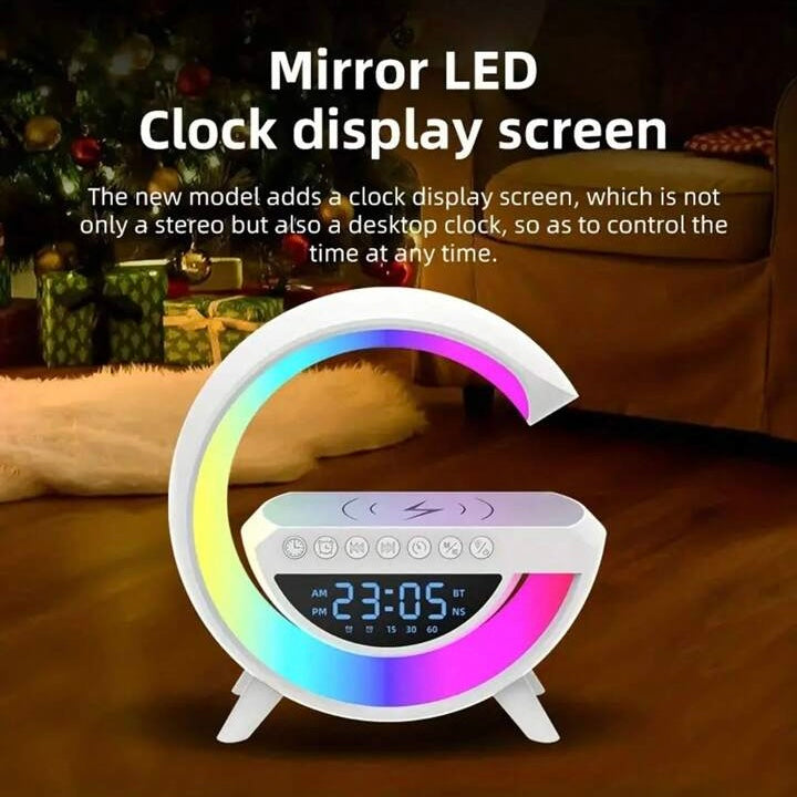 15W Lamp Speaker & Wireless Charger 1500mAh Rechargeable
