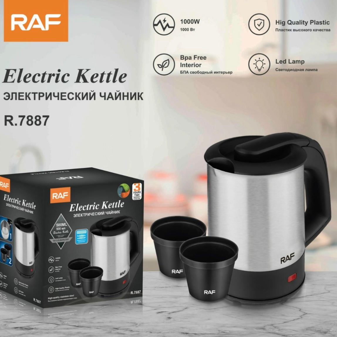 Raf Electric Kettle With 2 Free Cup 500Ml