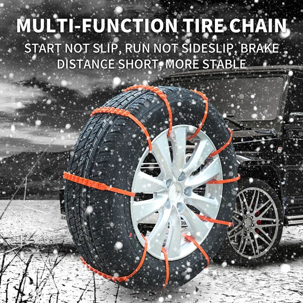 10 Pieces Car Tire Anti-Slip For Snow Ice Mud