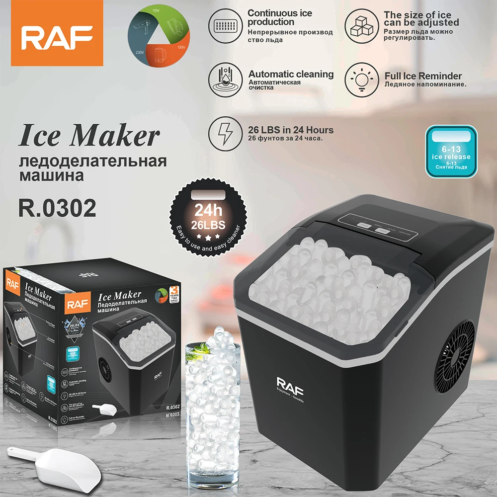 RAF Automatic Ice Maker 26 LBS