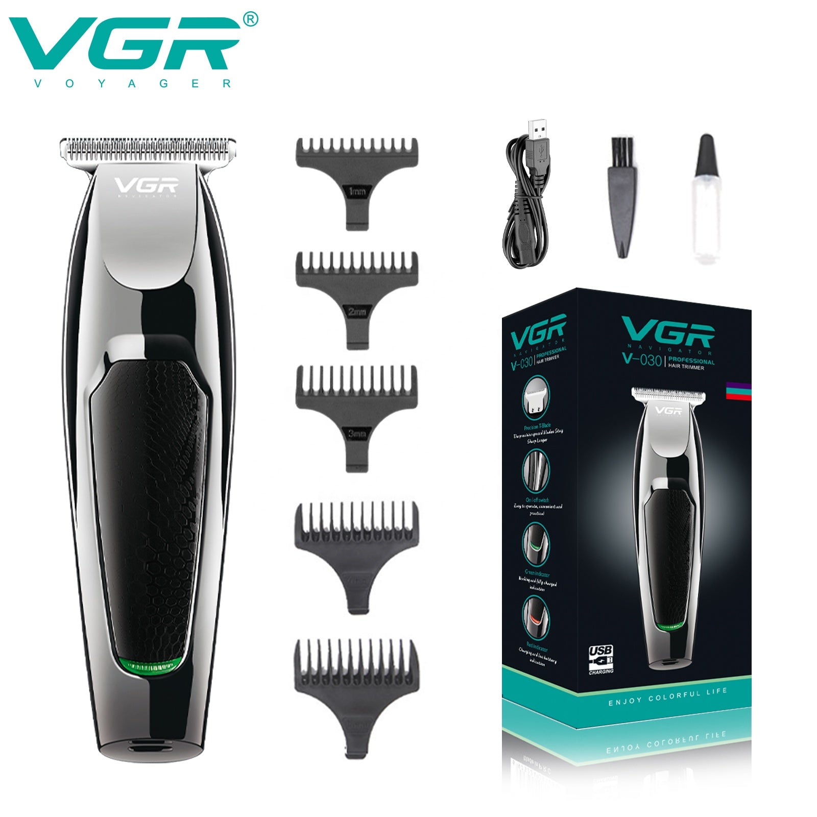 VGR Professional Hair Beard Trimmer