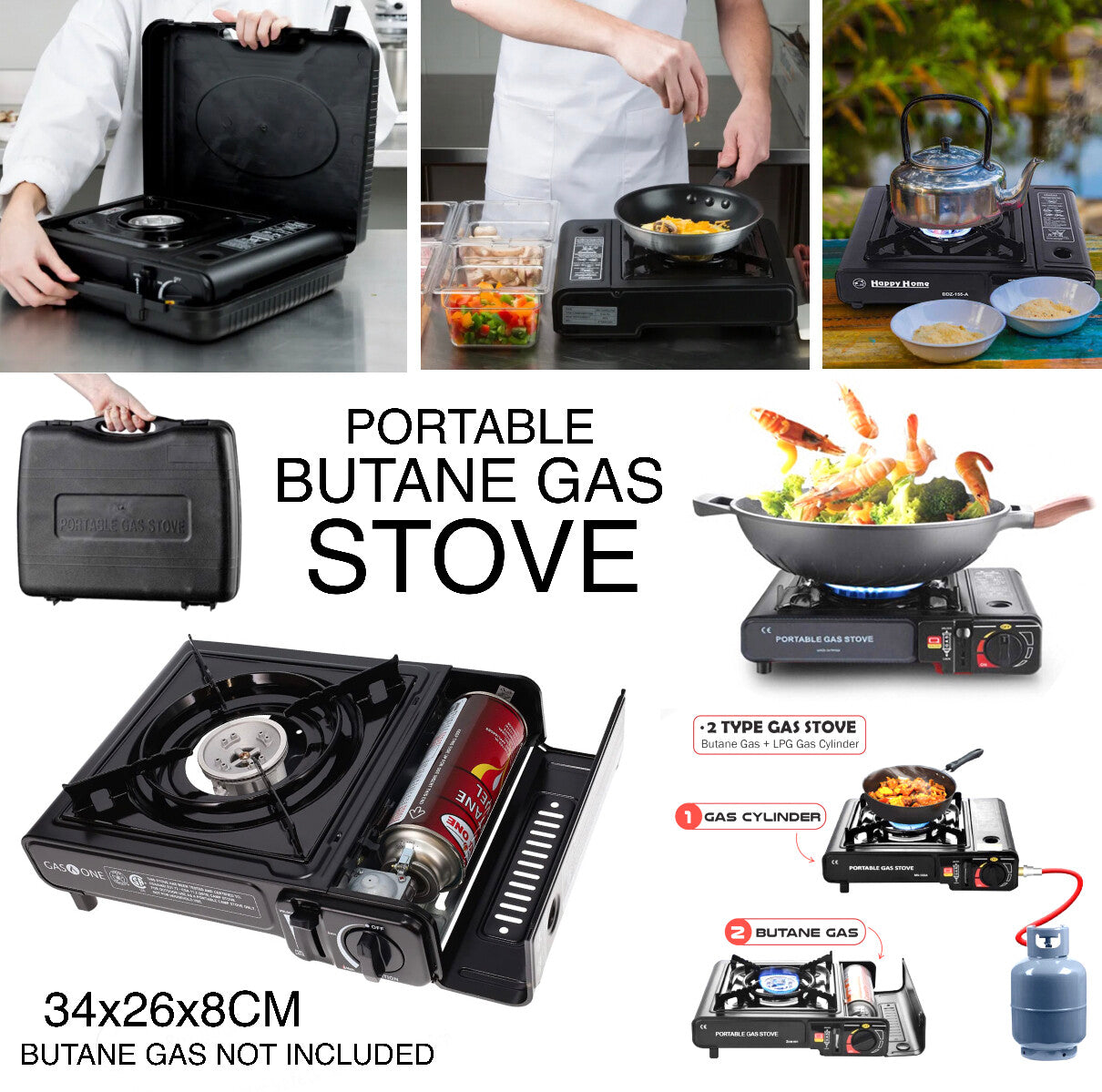 Raf Portable Gas Stove