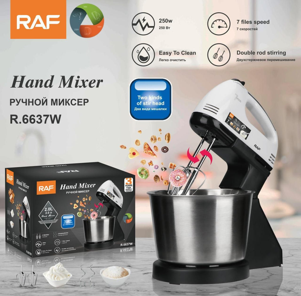 Raf Stand Mixer 250W With Jar 2L
