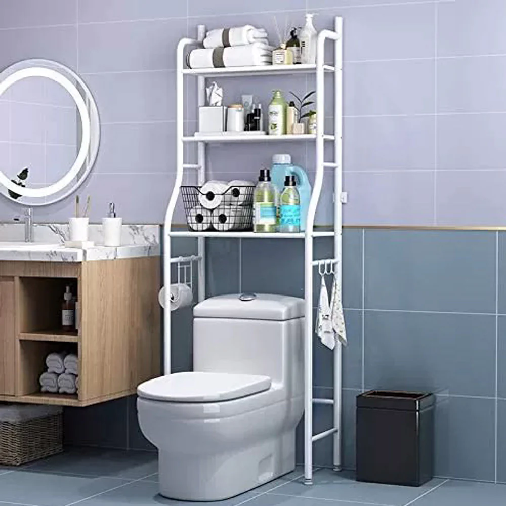 Bathroom Toilet Rack 3 Layers Bathroom Organizer Over The Toilet Rack