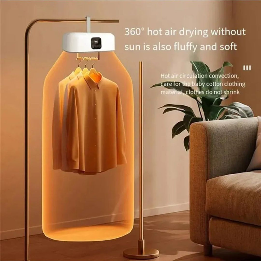 DSP Portable Clothes Dryer – 600W, Foldable, UV Sterilization