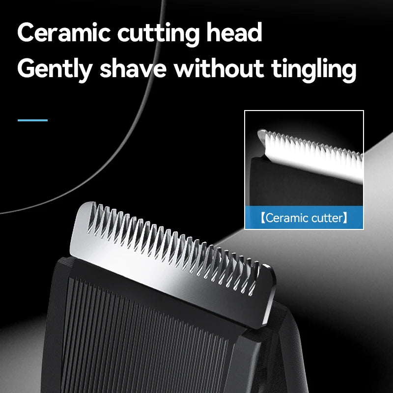 Waterproof Body Groomer With Skin Friendly Blades Kemei Hair Trimmer