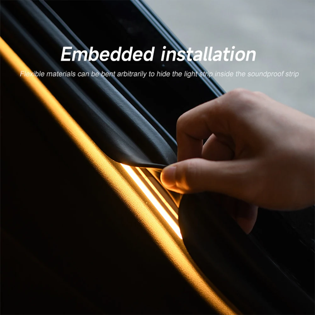 12V LED Trunk Light Warm White LED Strip 2M Waterproof Flexible Light