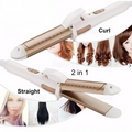2in1 Hair Straightening and curling Iron