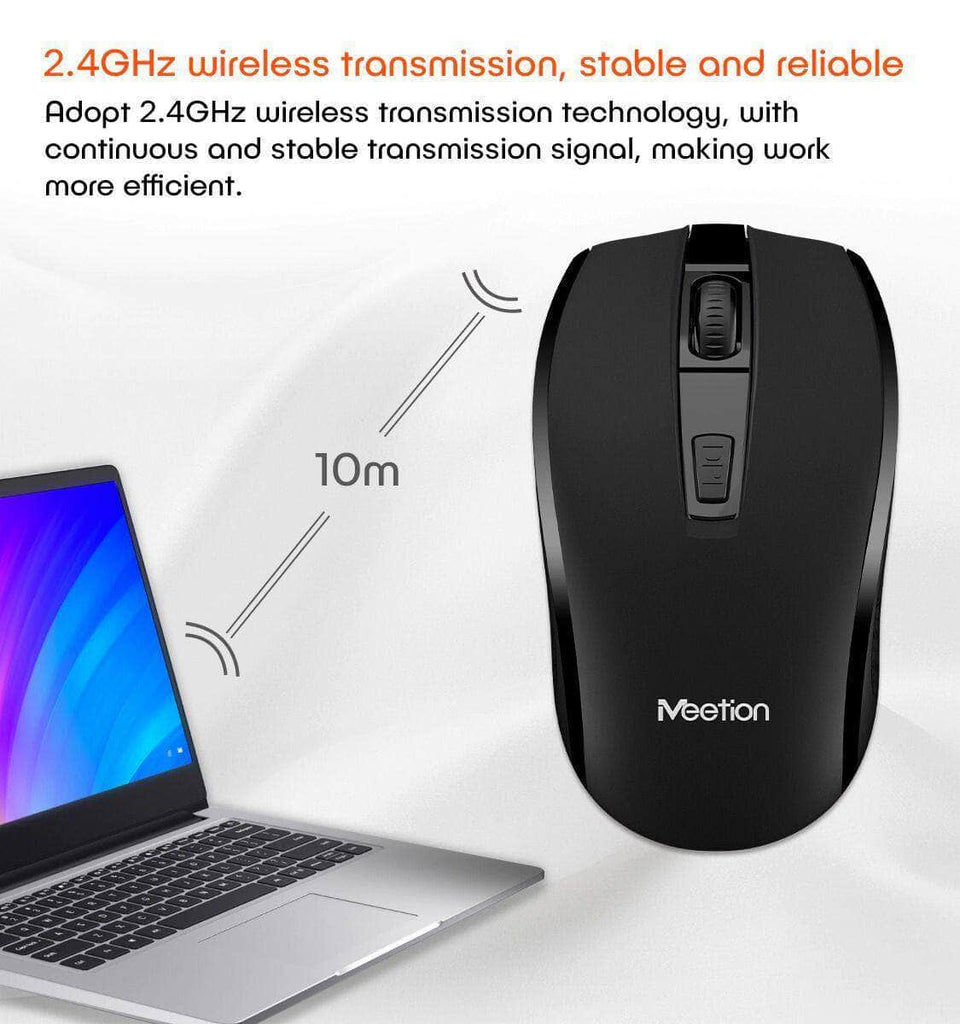 Meetion 2.4G Wireless Mouse Laptop Optical Mouse