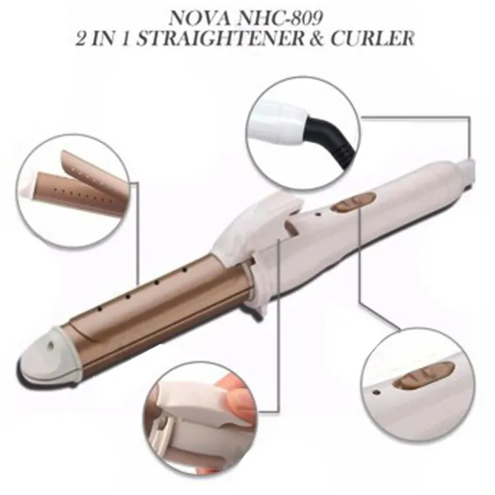 2in1 Hair Straightening and curling Iron