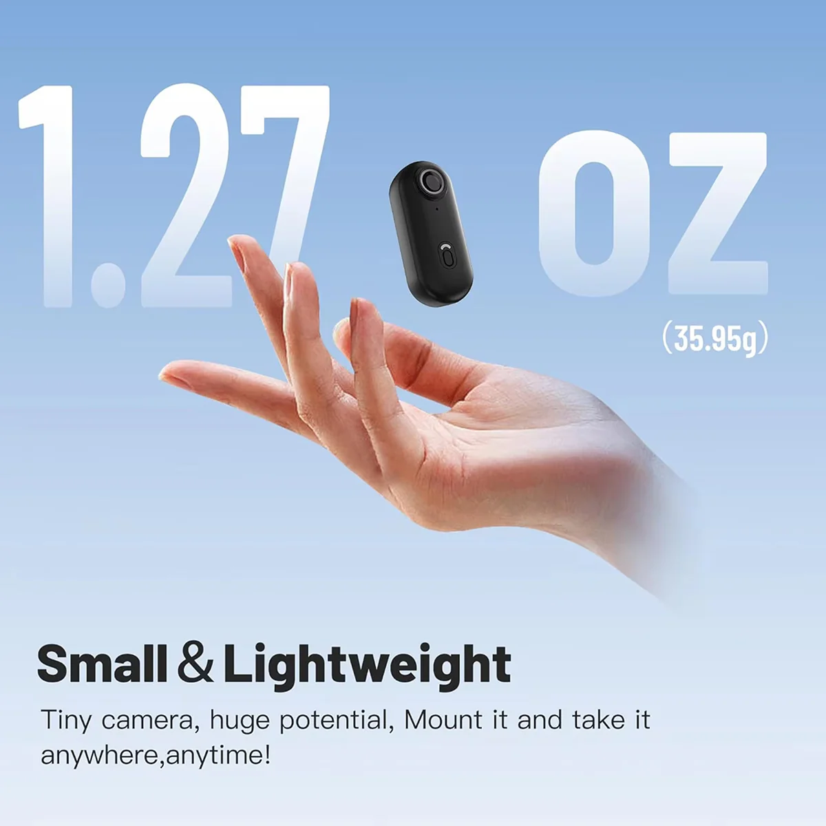 Mini Camera HD Wi-Fi Action Camera – Hands-Free POV Recording