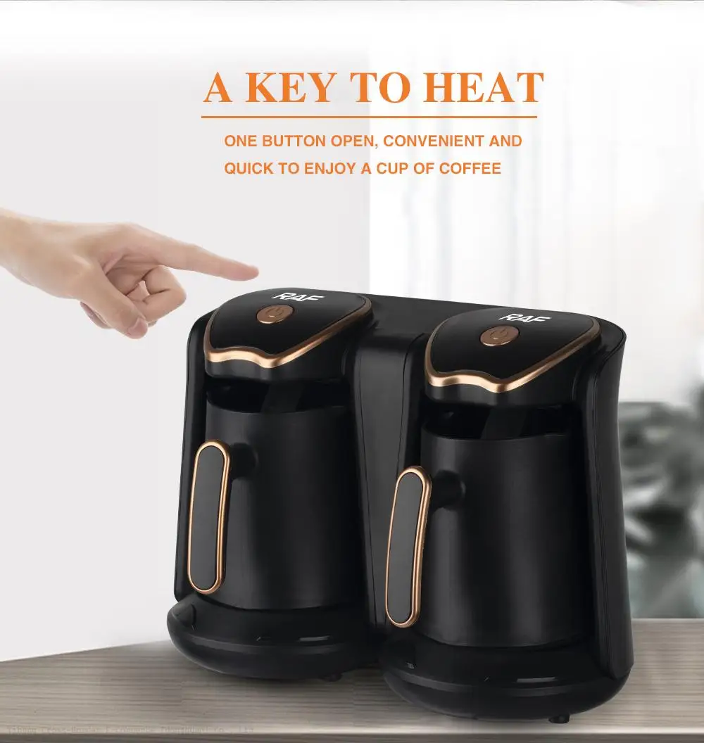 RAF Electric Maker Double Cup Turkish Coffee Machine R109 0.5L