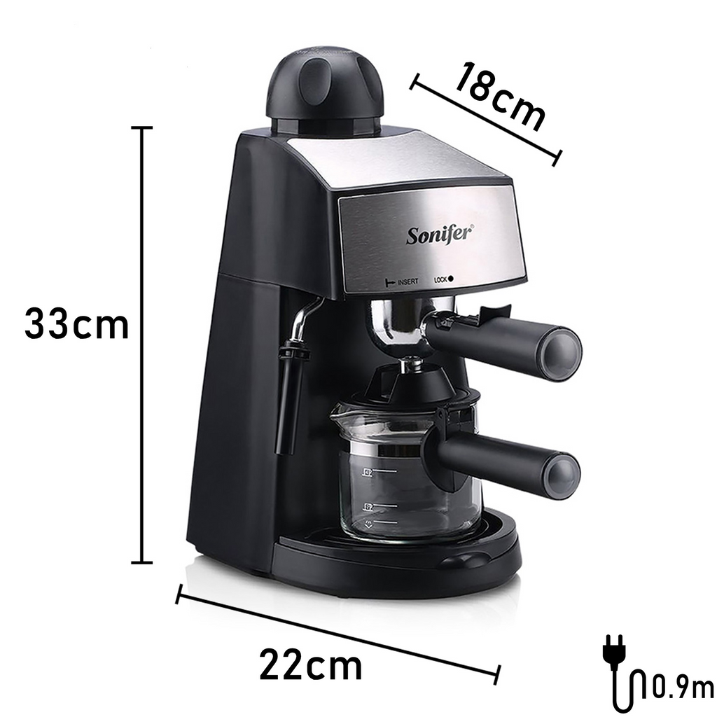 SONIFER Coffee Machine Cappuccino Espresso Coffee Maker 800W