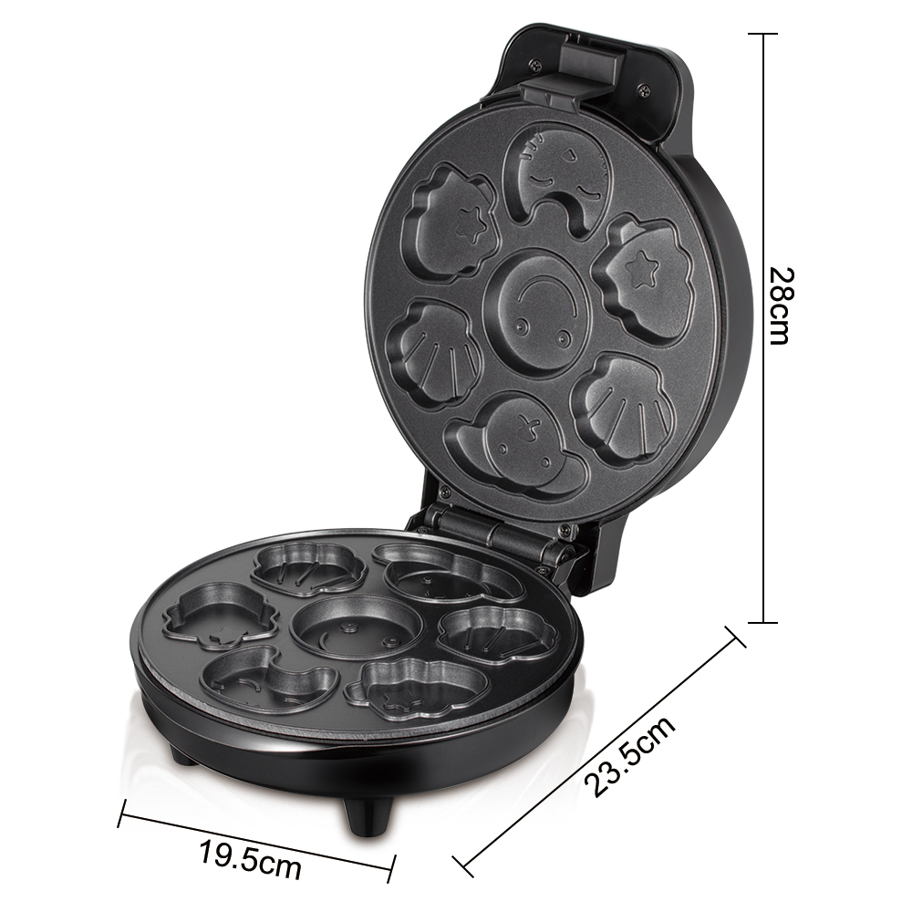 RAF 1000W Electric Cake Maker Multi Shape Cookie Maker