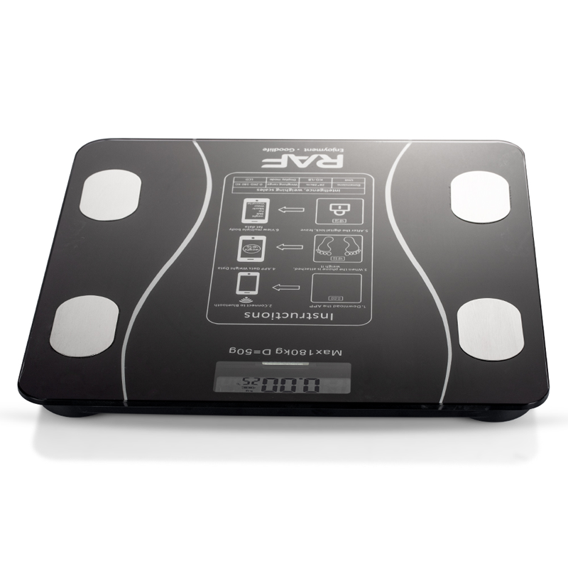 RAF Electronic Floor Scale, Maximum 180 kg