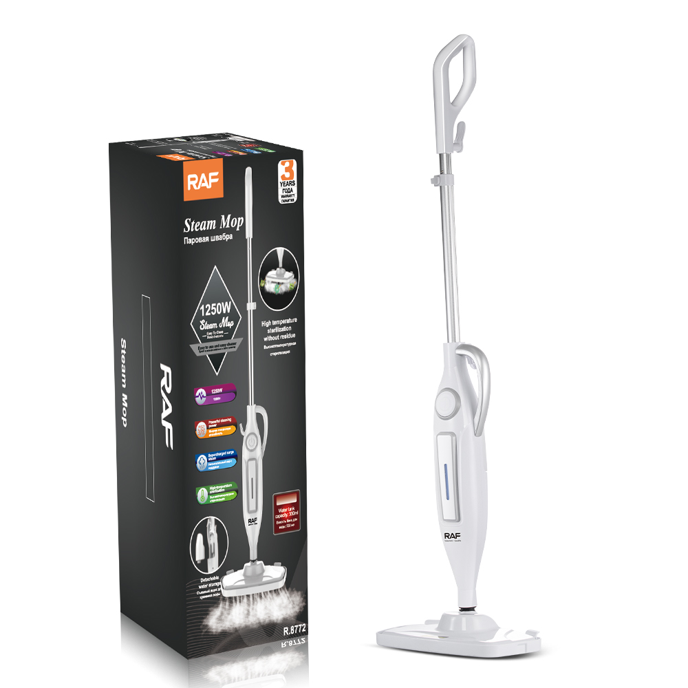 RAF 1250W Electric Powerful Steam Mop Stick Handheld Corded Vacuum Cleaner