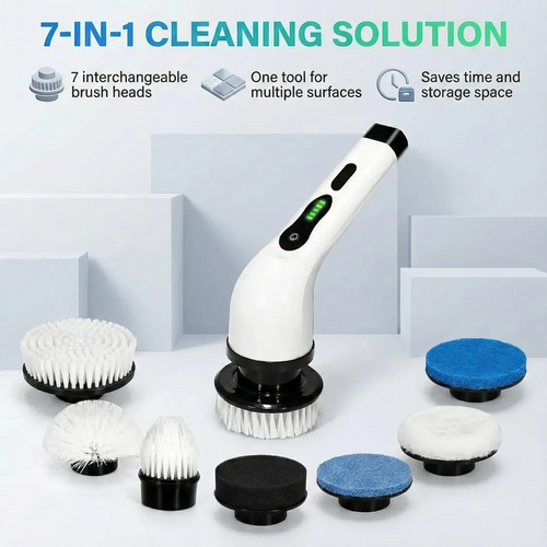 9 In 1 Cordless Cleaning Brush Electric Spin Scrubber