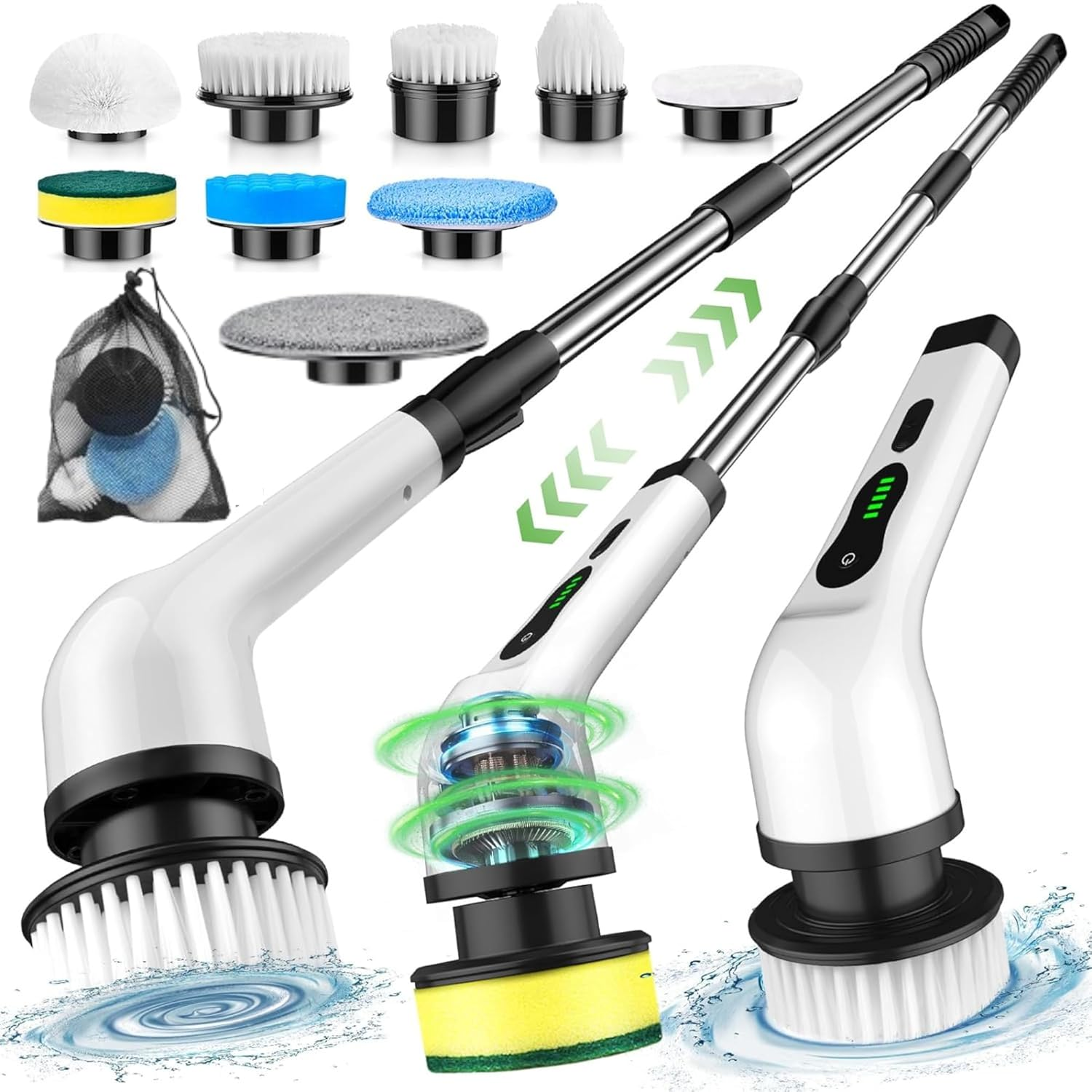 9 In 1 Cordless Cleaning Brush Electric Spin Scrubber