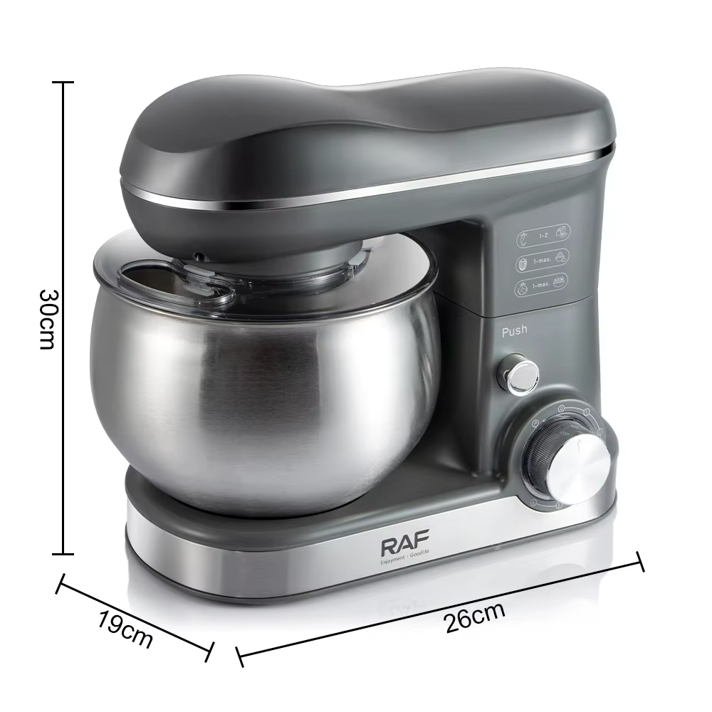 RAF 3 in 1 Stand Mixer 1800w 5L Cake Bread Dough Mixer