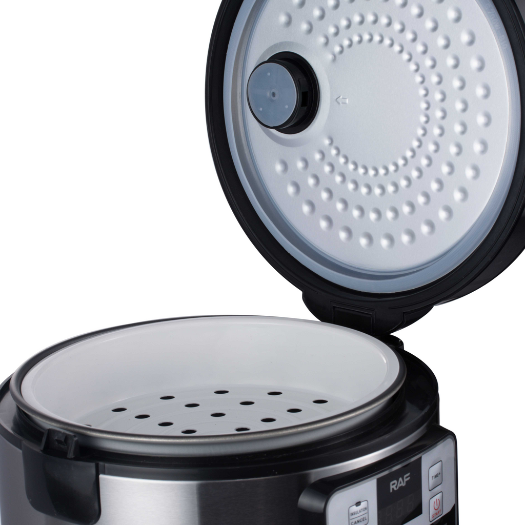 RAF 5L Electric Pressure Rice Cooker And Food Steamer