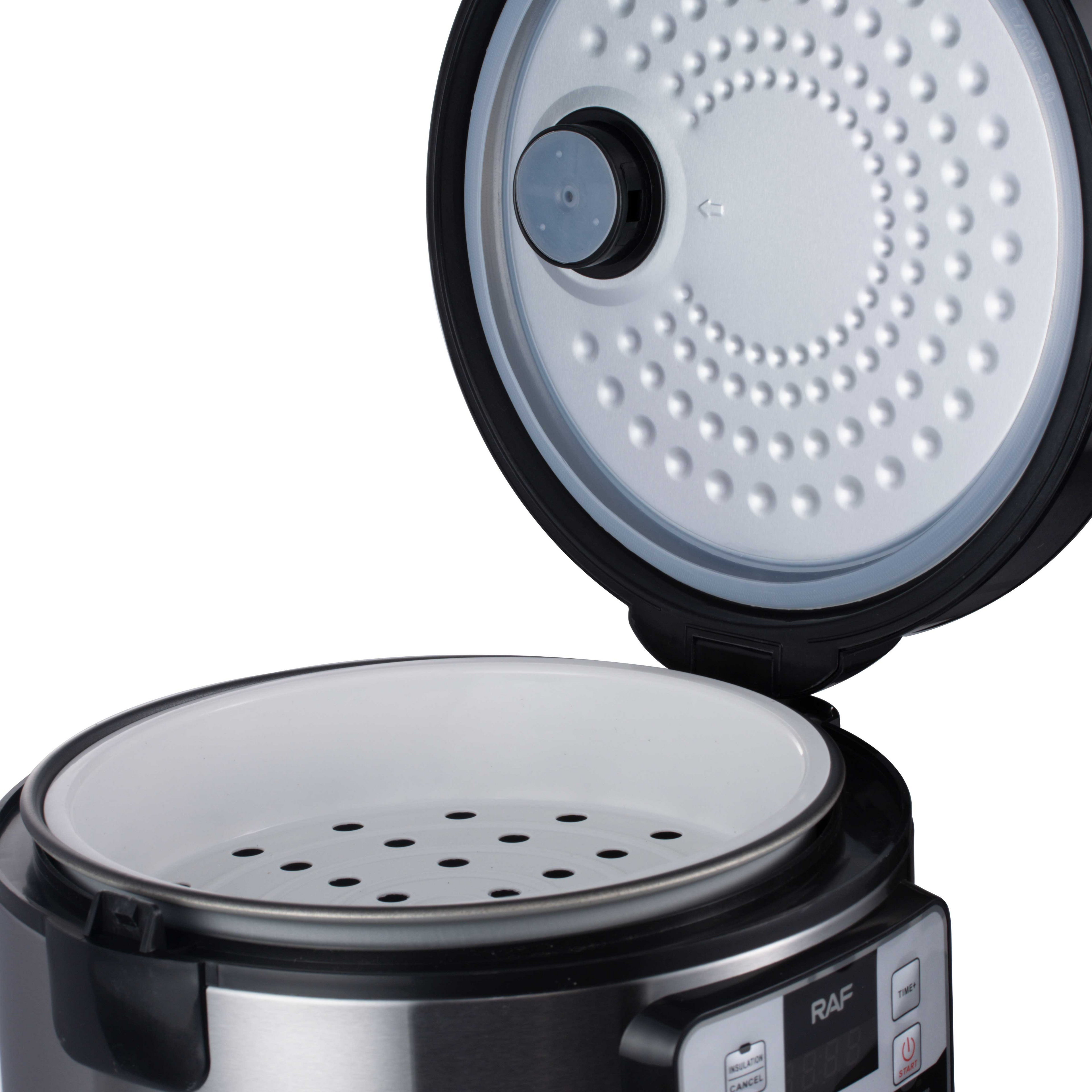 RAF 5L Electric Pressure Rice Cooker And Food Steamer