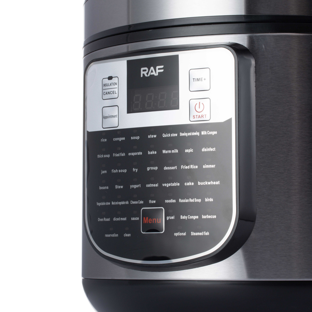 RAF 5L Electric Pressure Rice Cooker And Food Steamer
