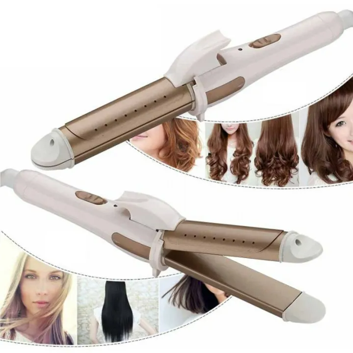 2in1 Hair Straightening and curling Iron