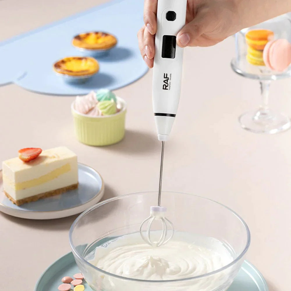 Raf Electric Egg Whisk & Coffee Mixer