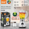 Raf Blender Stainless Steel 4 Blade 1000W 2 Cups 1.5L