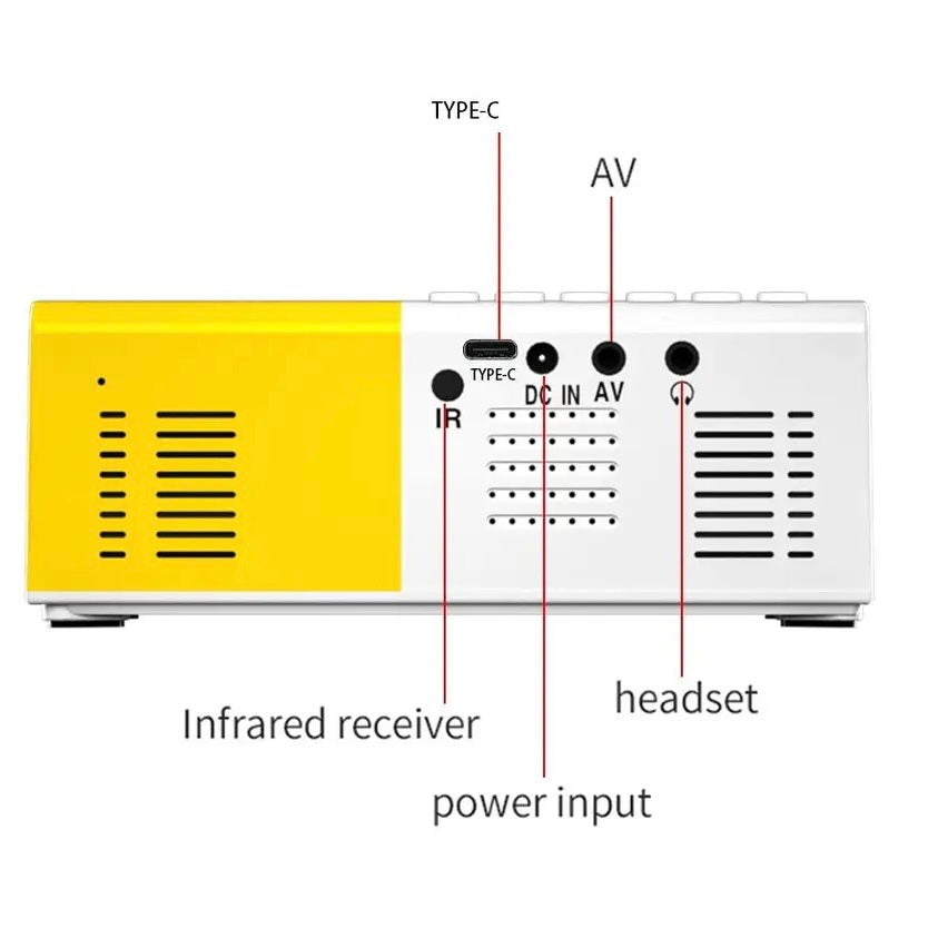 Mini LED Projector Multimedia Home Theater