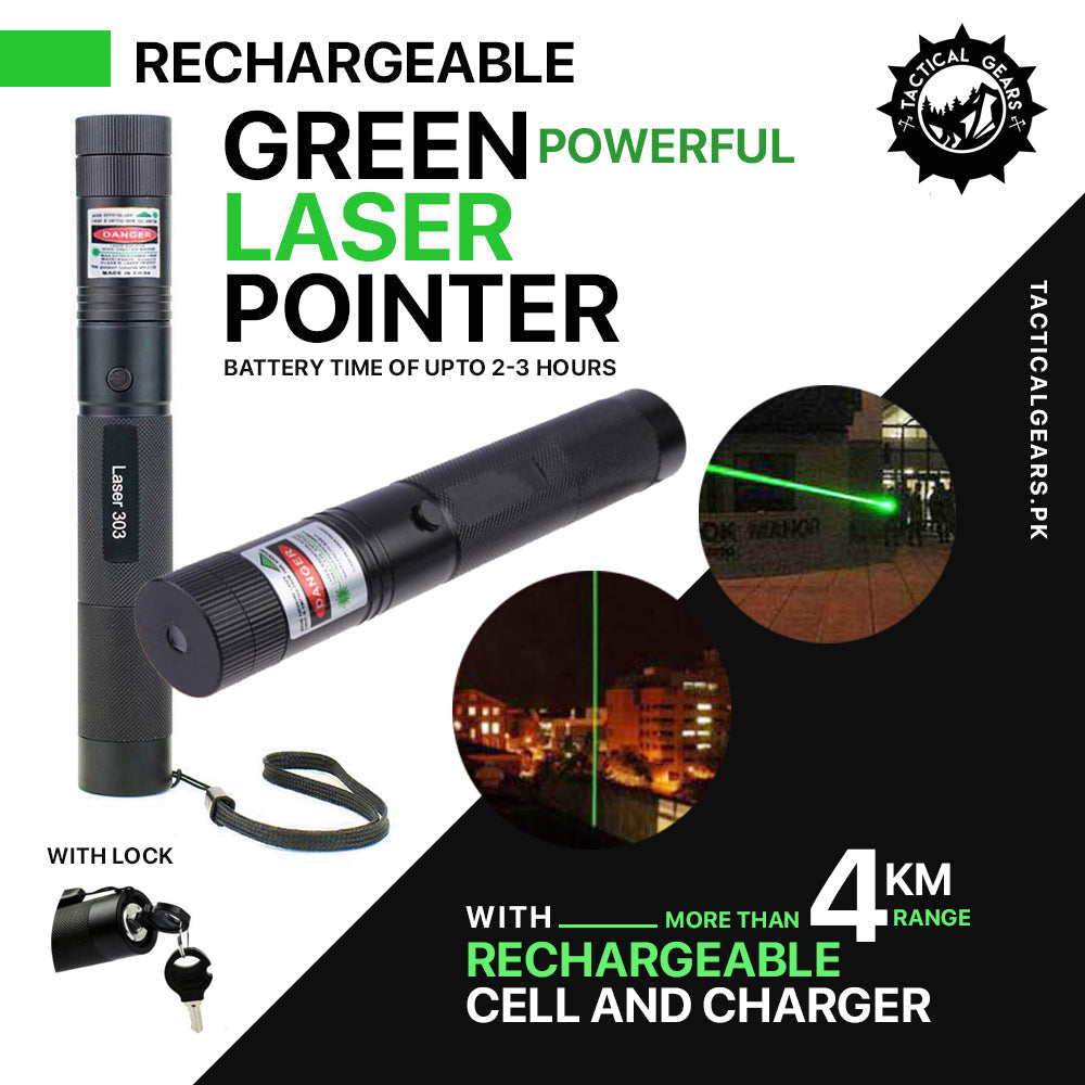 Rechargeable Powerful Green Laser Pointer