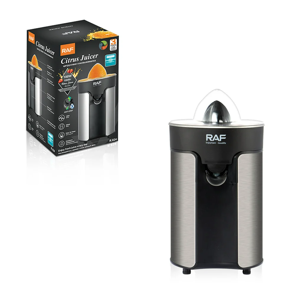 RAF Juicer Orange Juice Squeezer Stainless Steel 180 Watt Fruit Juicer