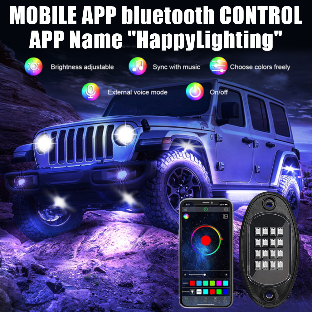 RGB Ambient Wheel Lights – 16M Colors & lamp Music Sync